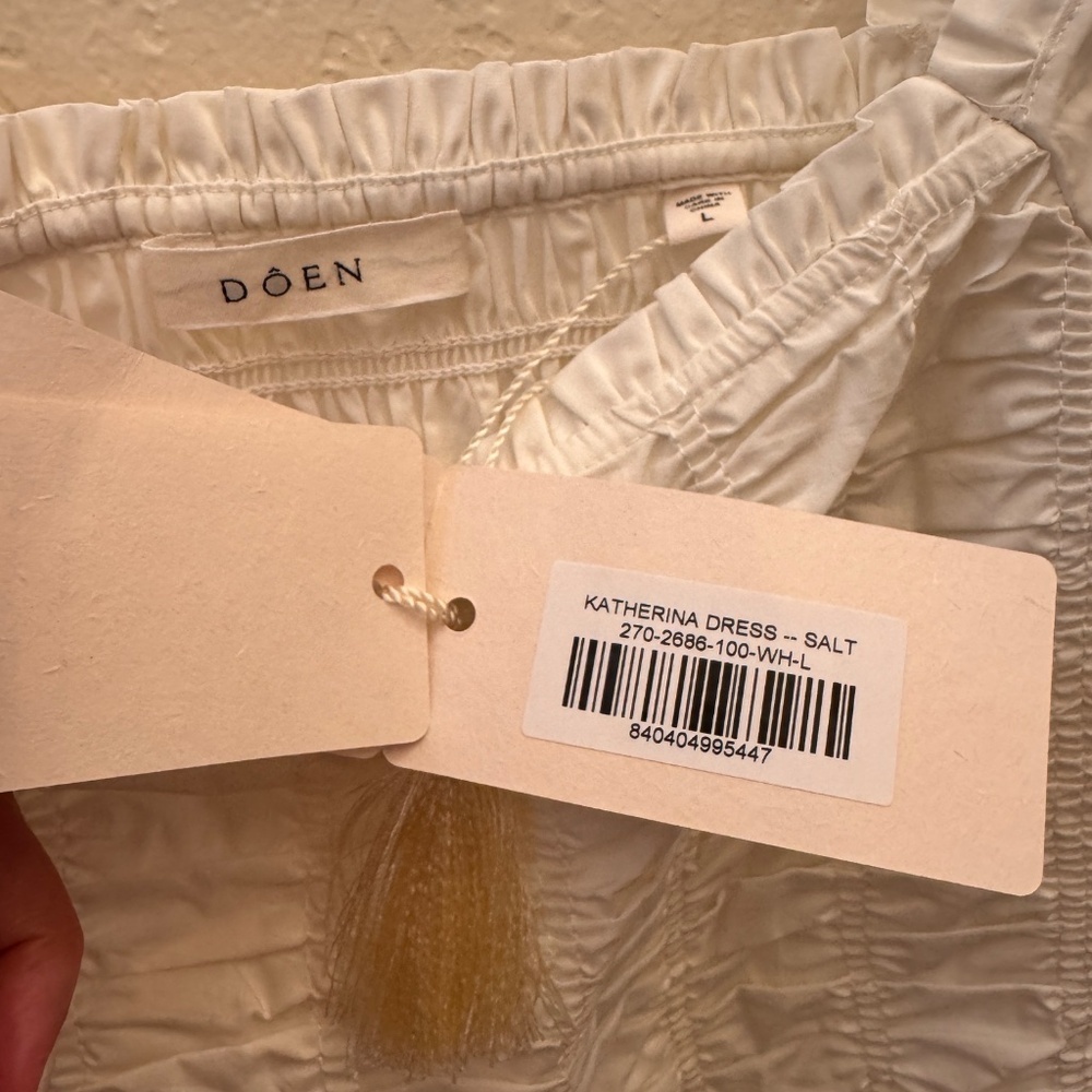 DOEN Katherina Dress NWT in Salt - Picture 5 of 11